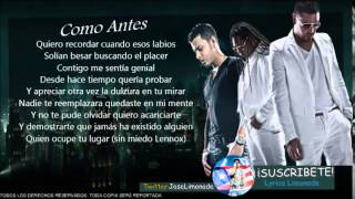 (LETRA) Tito El Bambino Ft. Zion y Lennox - Como Antes