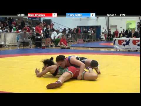 58 KG QF - Mimi Hristova (Bulgaria) vs. Trinity Griffin (Sunkist Kids)