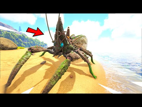 ¡DOMESTICO & PRUEBO el NUEVO DINO de ARK *Rhyniognatha*! | HOPA