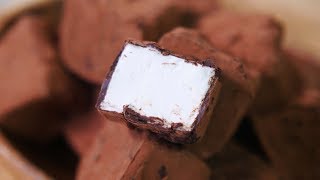 초콜릿 마쉬멜로우 만들기 (+먹는소리) Chocolate Marshmallows | 한세 HANSE