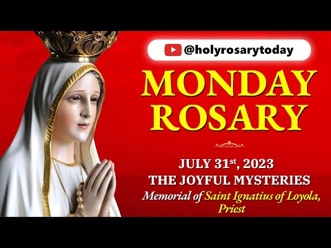 MONDAY HOLY ROSARY ❤️ JULY 31, 2023 ❤️ THE JOYFUL MYSTERIES OF THE ROSARY [VIRTUAL] #holyrosarytoday
