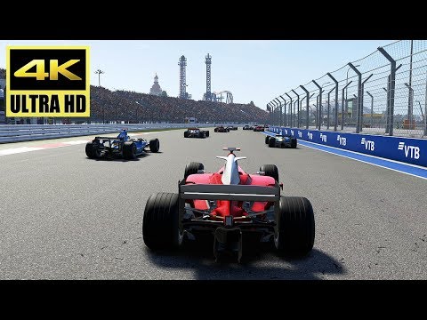 [4K] F1 2019 - (FERRARI 2004) Russia Sochi Autodrom Gameplay (PS4 Pro) @ ᵁᴴᴰ 60ᶠᵖˢ ✔