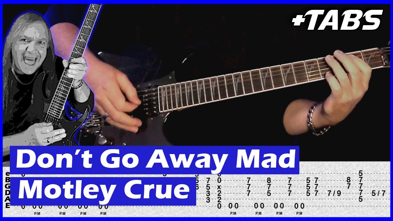 Don't Go Away Mad Guitar Lesson