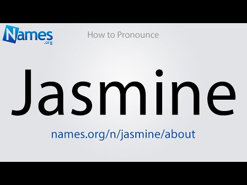 How to Pronounce Jasmine