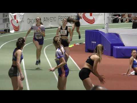 4x400m [Ž], II. skupina, Agram I - Dvoransko PH za mlađe juniore i juniorke 2020