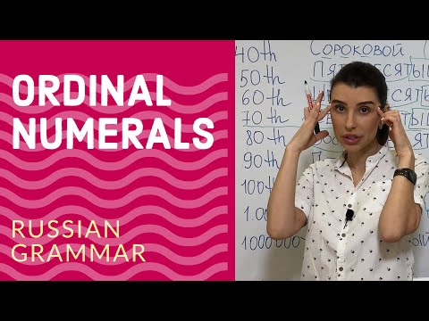 RUSSIAN FOR BEGINNERS/Russian lessons /ORDINAL NUMERALS/4/4 #shorts