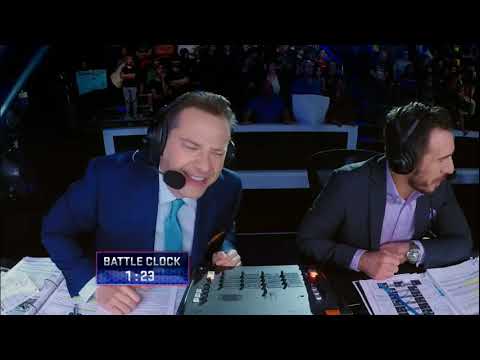 BattleBots S9E9 Bonus Fight Extinguisher vs  Double Jeopardy vs  Rainbow (HD)