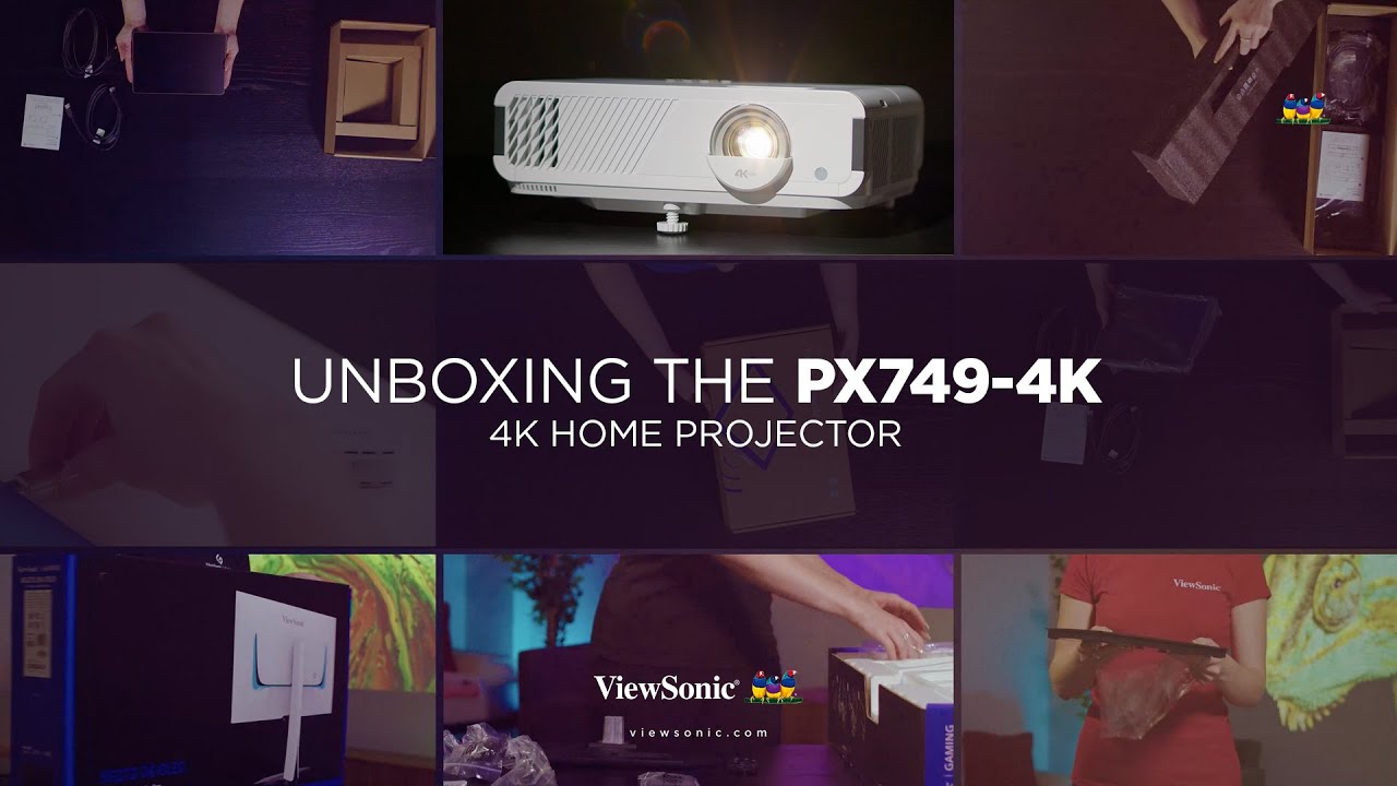 Unboxing the PX749-4K 4,000 ANSI Lumens 4K Home Projector