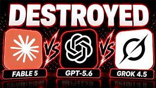 Claude Fable 5 vs Grok 4.5 vs GPT 5.6: Which AI Model Wins? thumbnail