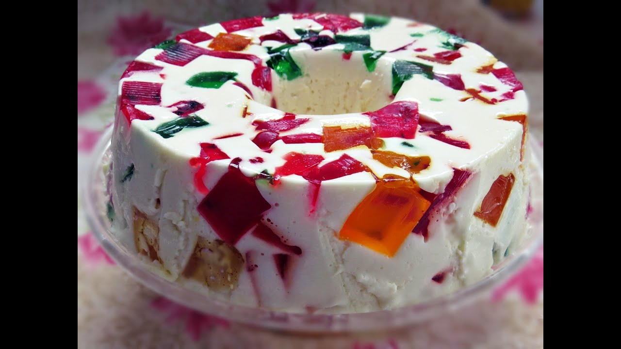 EASY AND DELICIOUS COLORFUL GELATINE - GELATINE MOSAIC