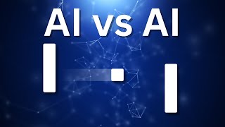 AI vs AI Pong Game Battle