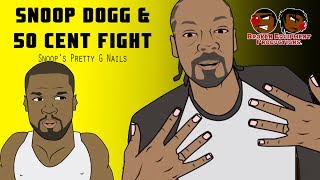 SNOOP DOGG gets his nails DIPPED (w/ 50 CENT)