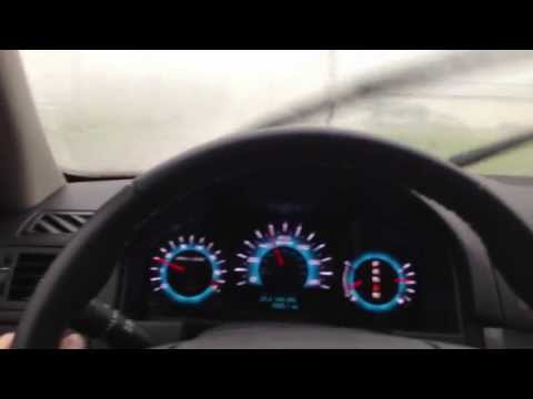2012 Ford Fusion Sport in Big Rain Storm
