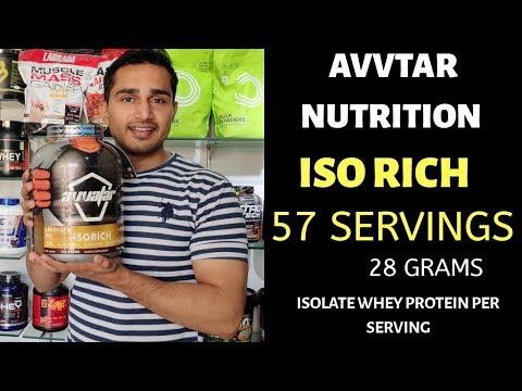 Avvtar absolute isorich protein review | avvtar sports nutrition | isolate protein | whey protein | Video