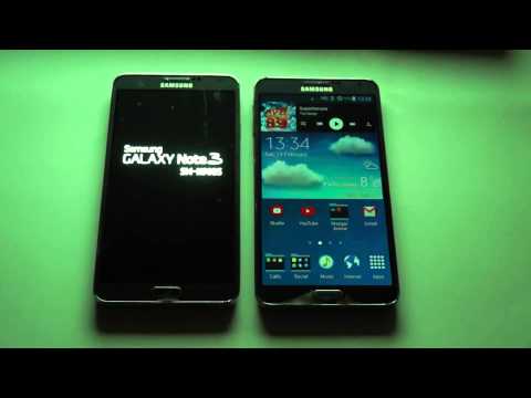 Samsung Galaxy Note 3 on Android 5.0 vs 4.4.2 Boot Up Restart and Shut Down Test