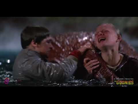 A giant octopus? No, you're not seeing things. This scene was cut from THE GOONIES (1985)