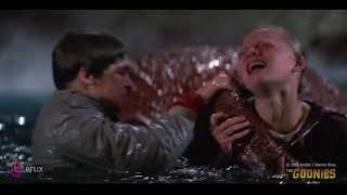 A giant octopus No, you're not seeing things. This scene was cut from THE GOONIES (1985)