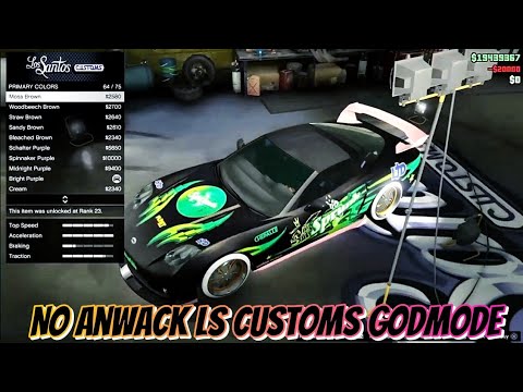 Permanent! Ls Custom God Mode Glitch (No Requirements) GTA Online 1.71 No Anawack 
