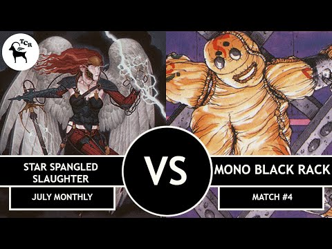 Star Spangled Slaughter vs Mono Black Rack - Premodern Monthly Open July 2021 Match #4