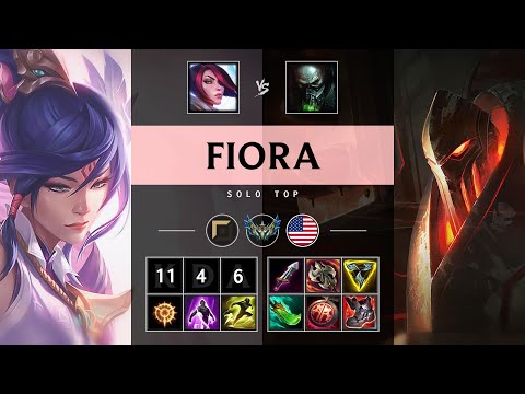 Fiora Top vs Urgot - NA Challenger Patch 25.18