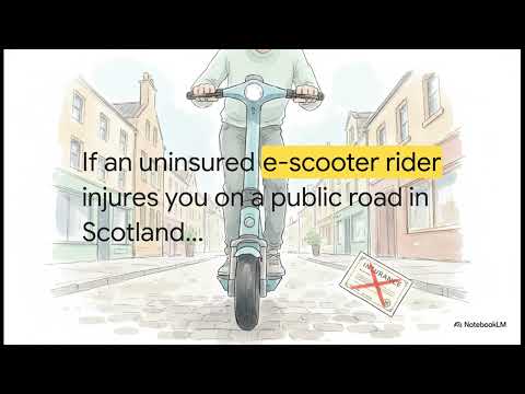 E-Scooter Accident Claims in Scotland — Who Is Liable?