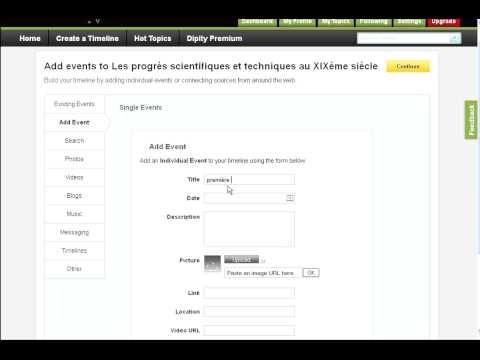 comment construire frise chronologique