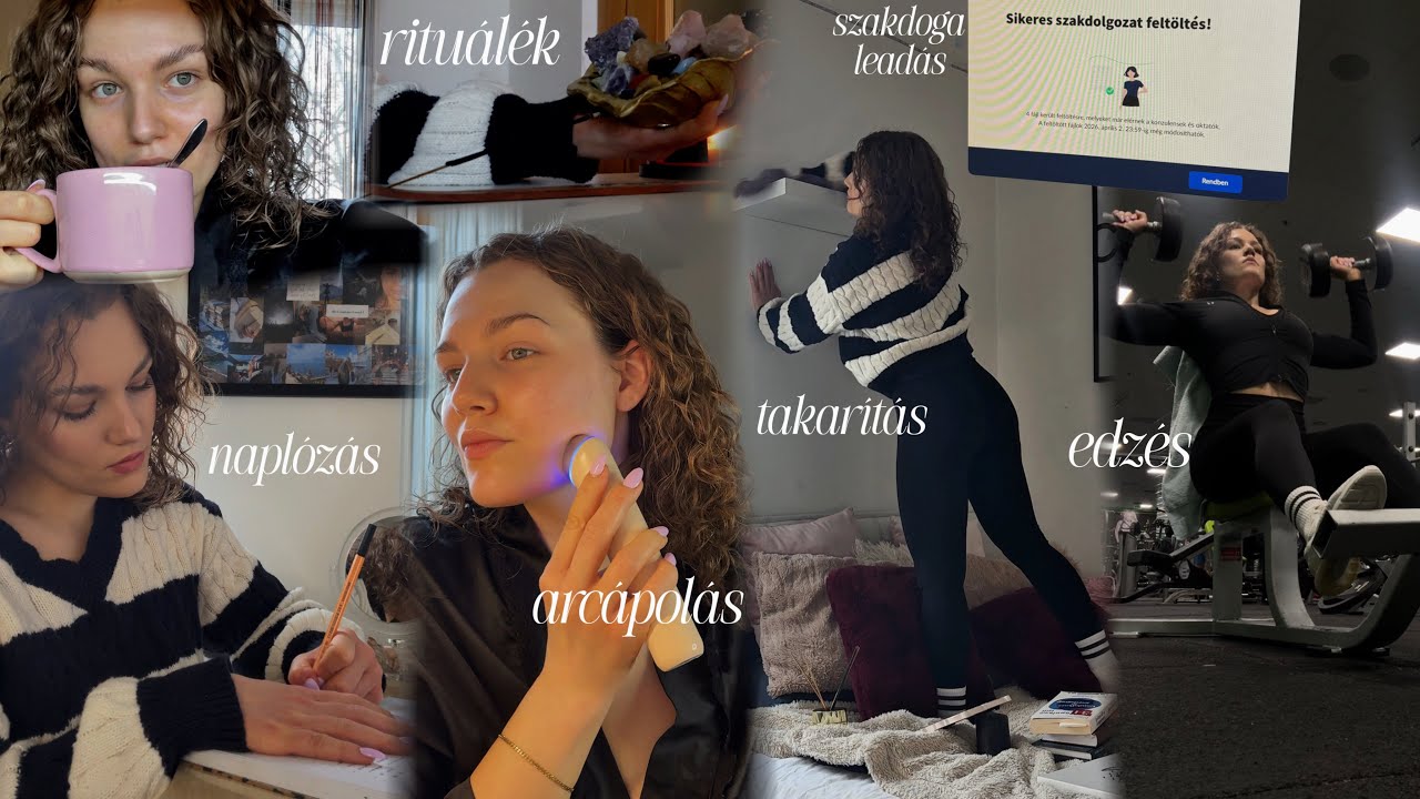 2 NAPOS VLOG: tartalomgyártás, telihold rituálé, szakdoga leadás