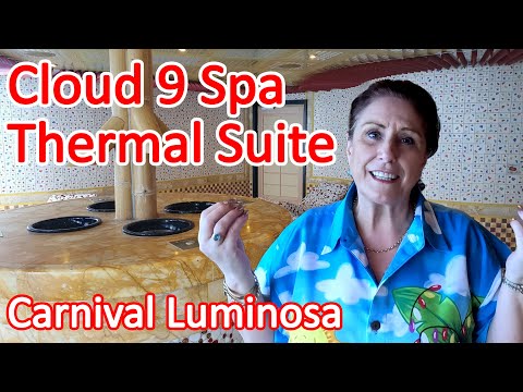 Thumbnail for Carnival Thermal Suite - Carnival Luminosa Cruise Ship Cloud 9 Spa Thermal Suite Tour