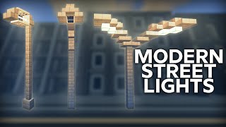 15+ Ways to Build Modern Street Lamps in Minecraft