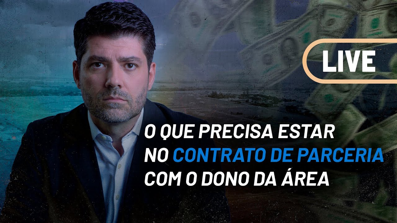O que precisa estar no CONTRATO DE PARCERIA com o dono da área | LIVE PEDRO GERMANO