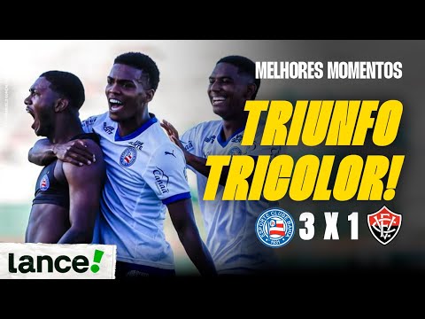 BAHIA 3 x 1 VITÓRIA - MELHORES MOMENTOS - COPA DO NORDESTE SUB-20