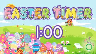 1 Minute Easter Egg Extravaganza! Visual Timer for Kids
