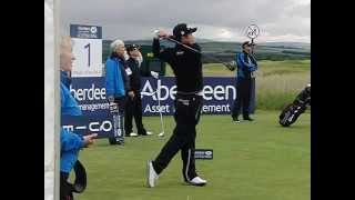 Byeong-hun An golf swing (Driver) - Scottish Open, July 2015, Gullane Golf Club