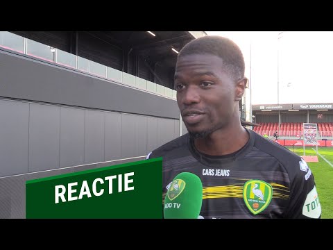 Reactie Jamal Amofa na winst op Almere City FC