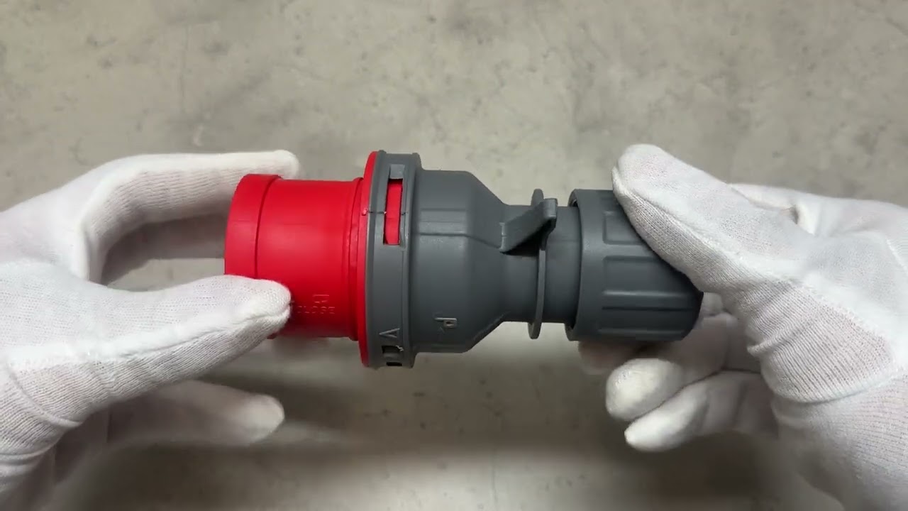 Вилка переносна 380V 4х16A поліамід IP44 Bemis BC1-1504-2011 3P+PE