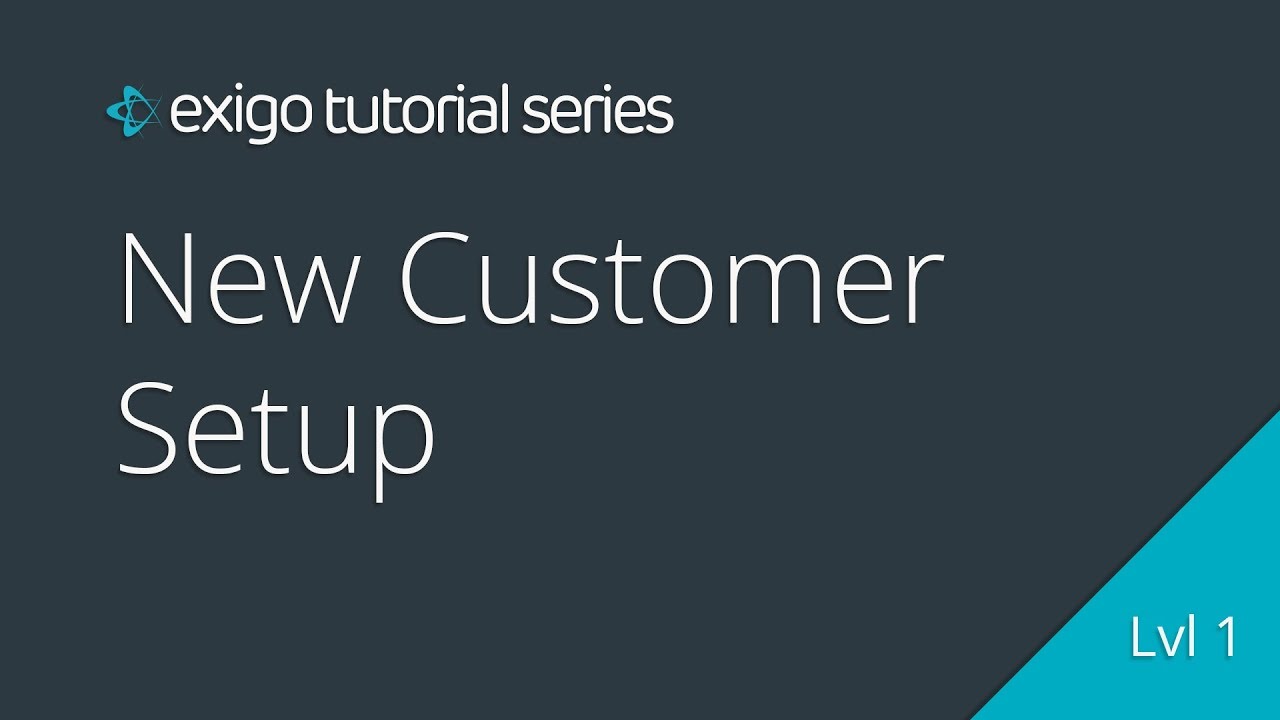 New Customer Setup thumbnail