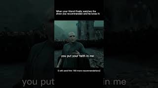 Harry Potter Lord Voldemort scene "Put your faith in me!" #shorts