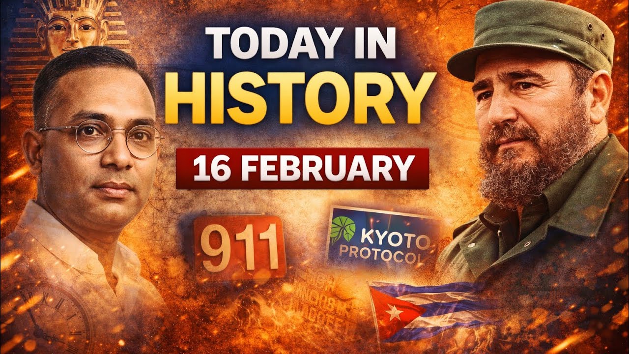 Today in History – Major Events & Famous Birthdays | 16 February