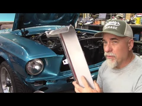 1968 Mustang grille surround. Differences in aftermarket part quality. Jade part 86