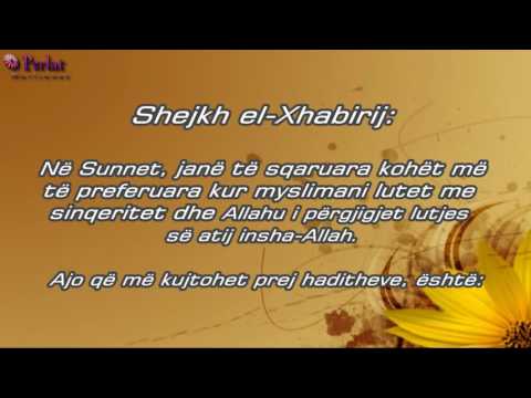 Gjashtë kohët në të cilat pranohet lutja - Xhabirij