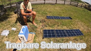 BLUETTI EB150 Tragbarer Solargenerator + 2* 120W Solarmodulen Vanlife