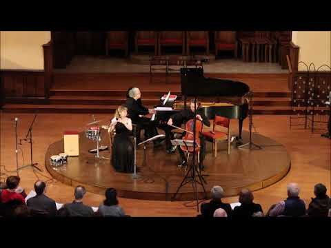 Rorem Trio - movement III clip - Dolce Suono Trio live in concert