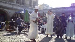 Gnaoua musicians in Essaouira, Maroc