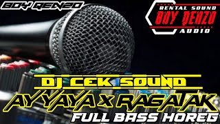 Download lagu DJ Cek Sound Terbaru Butterfly ( ayyaya) Versi Ragatak Full Bass Horeg mp3