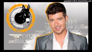 Donkey of the day - Robin Thicke vs Paula Flop - At The Breakfast club Power 105.1