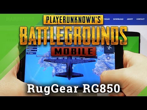PLAY PubG on RugGear RG850 – High Graphics Test