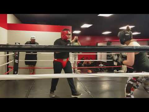 Laurynn "Iron Butterfly" Garcia vs Hidden City Boxing Gym Rnd 2