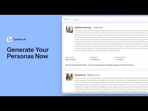 Cambium AI Marketing video preview