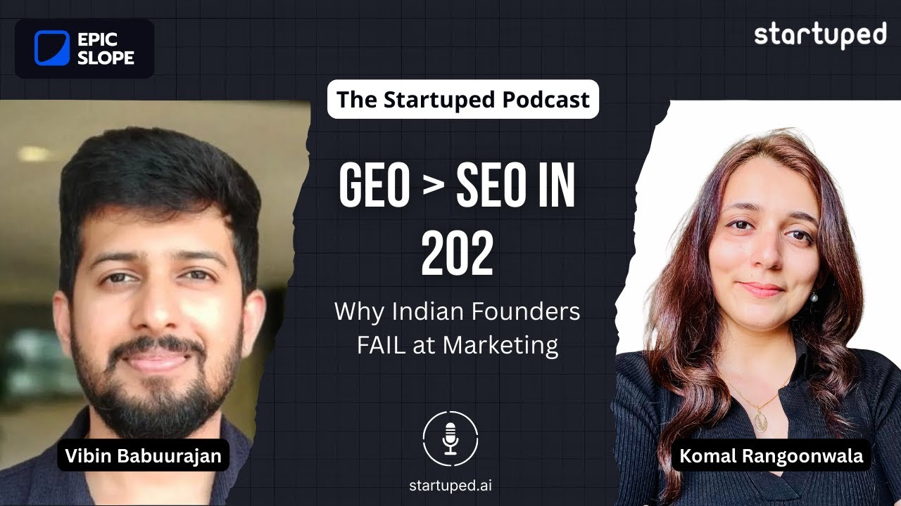 GEO vs SEO in 2025: Your Best Customers Aren't Using Google Anymore | Vibin Babuurajan thumbnail