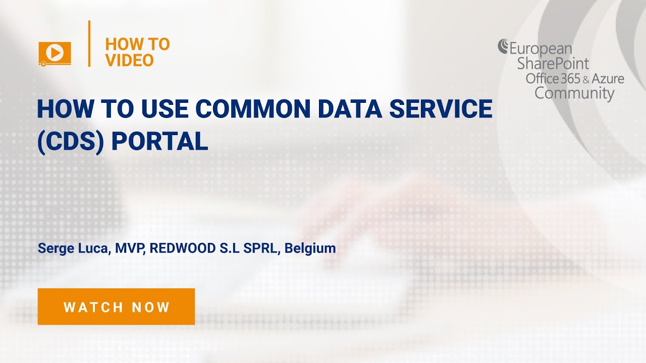 How To use Common Data Service (CDS) Power Apps Portal How To use Common Data Service (CDS) Power Apps Portal